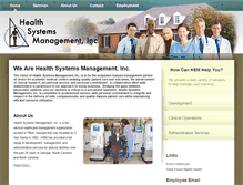 Tablet Screenshot of healthsystemsinc.com